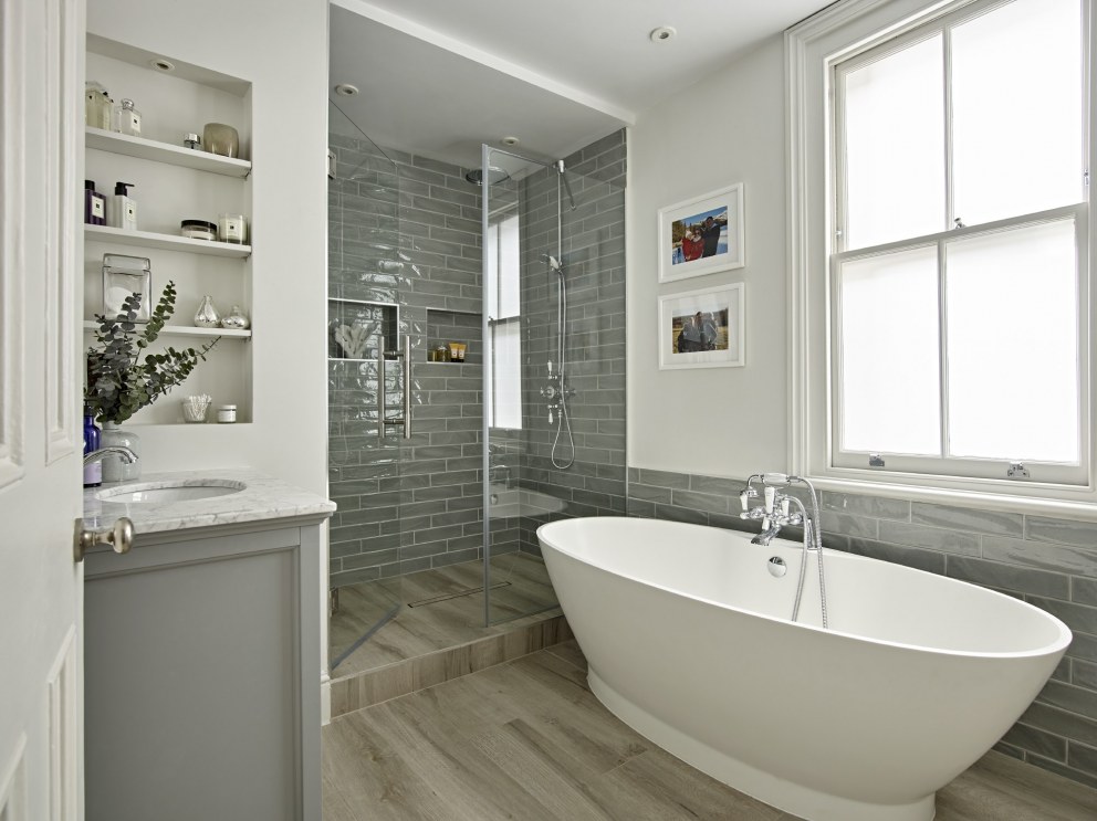 Barnes Town House | Master bathroom | Interior Designers
